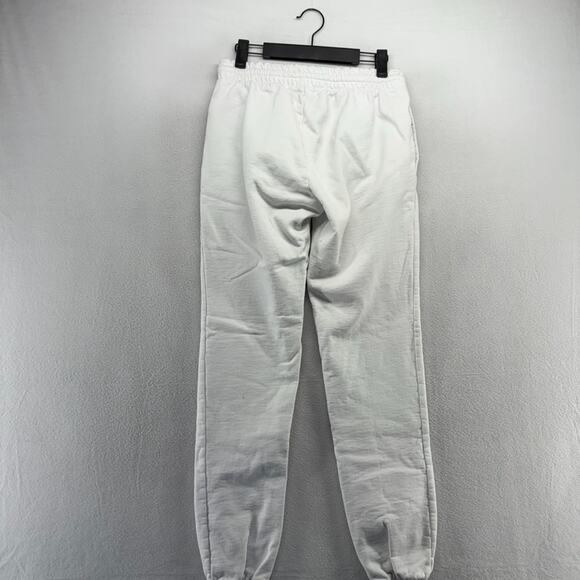 Talentless Sweatpants Men's Small White Heavyweight Cuffed Joggers Pockets Terry - Picture 10 of 16